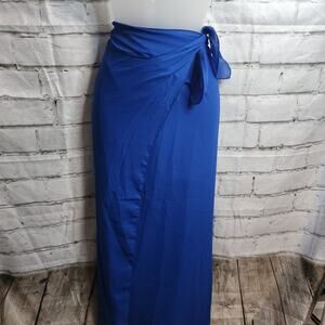 BW Sport Chiffon Beach Wrap Blue